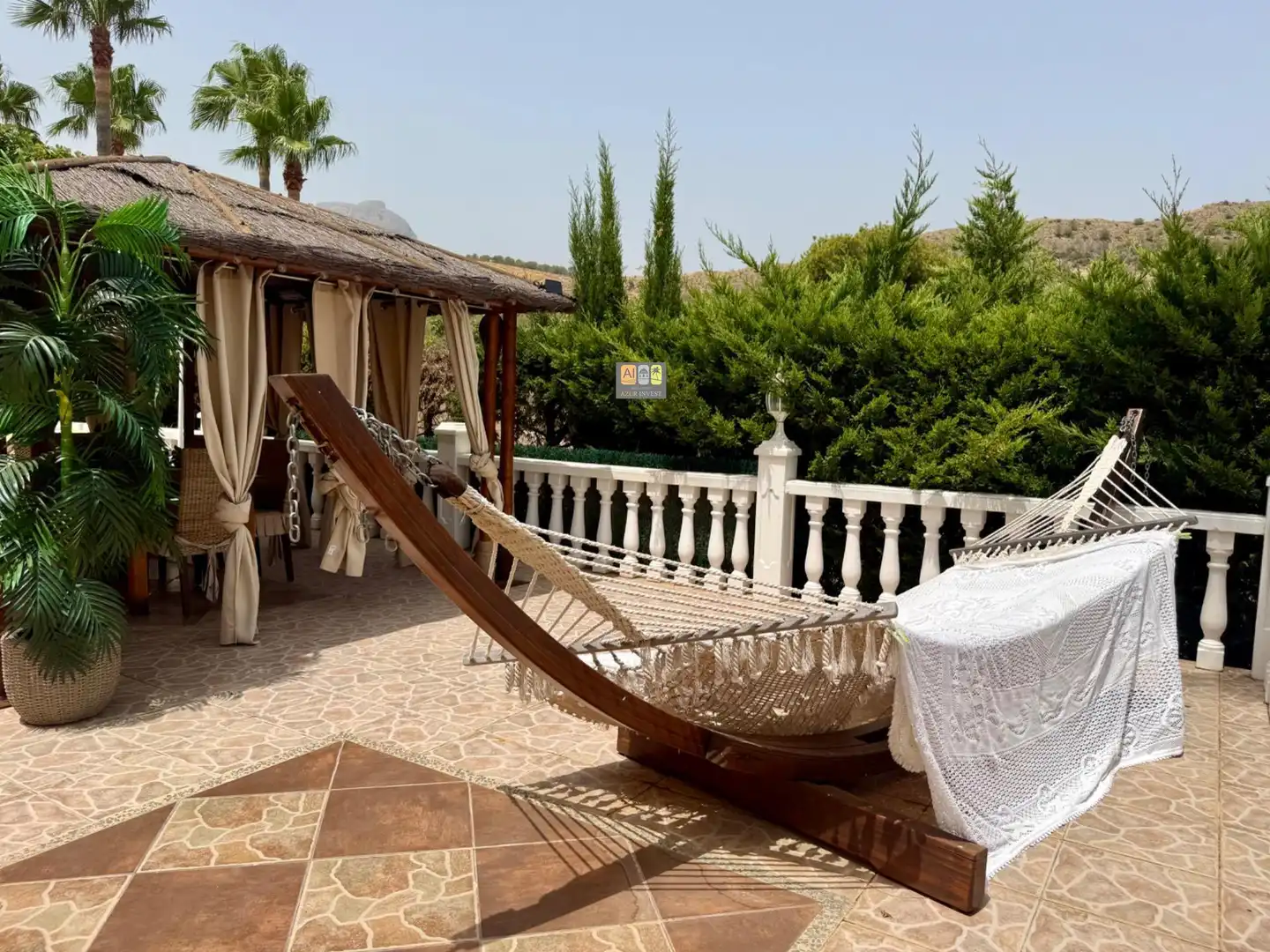 Terrassa de Casa o xalet en venda en La Nucia amb Aire condicionat, Calefacció i Jardí privat