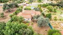 Vista exterior de Casa o xalet en venda en Sanlúcar la Mayor amb Aire condicionat, Calefacció i Jardí privat