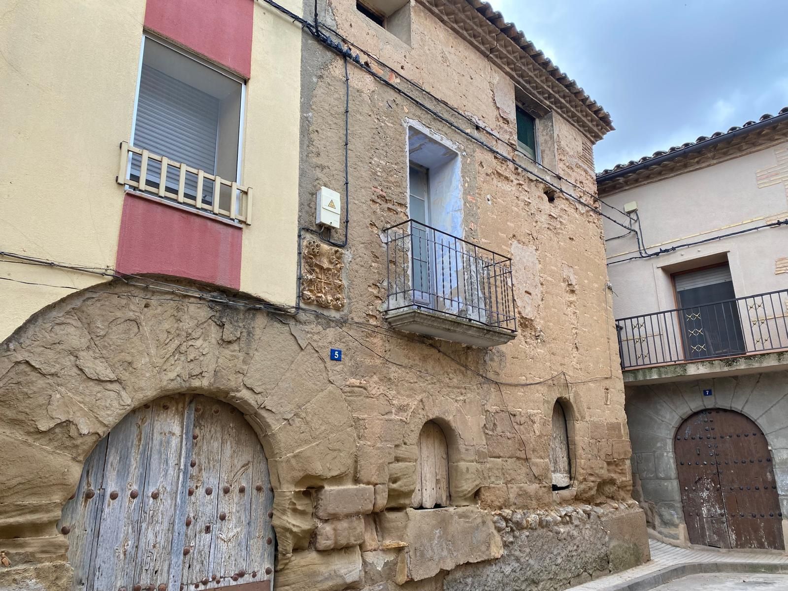 Exterior view of House or chalet for sale in Azara  with Private garden