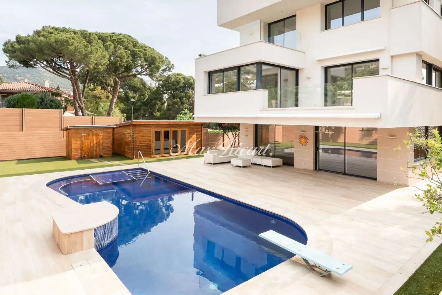 Piscina de Casa o chalet en venta en Barcelona con Aire acondicionado, Calefacción y Terraza