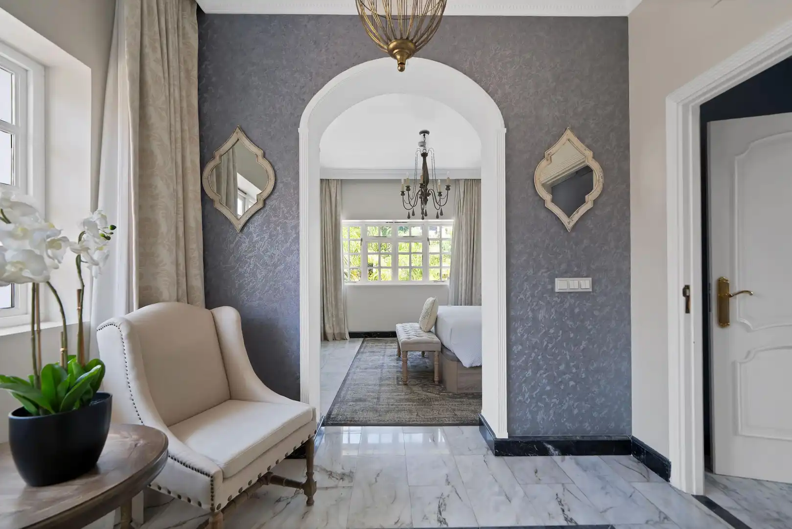 Haus oder Chalet zur Miete in Marbella mit Heizung, Privatgarten und Terrasse