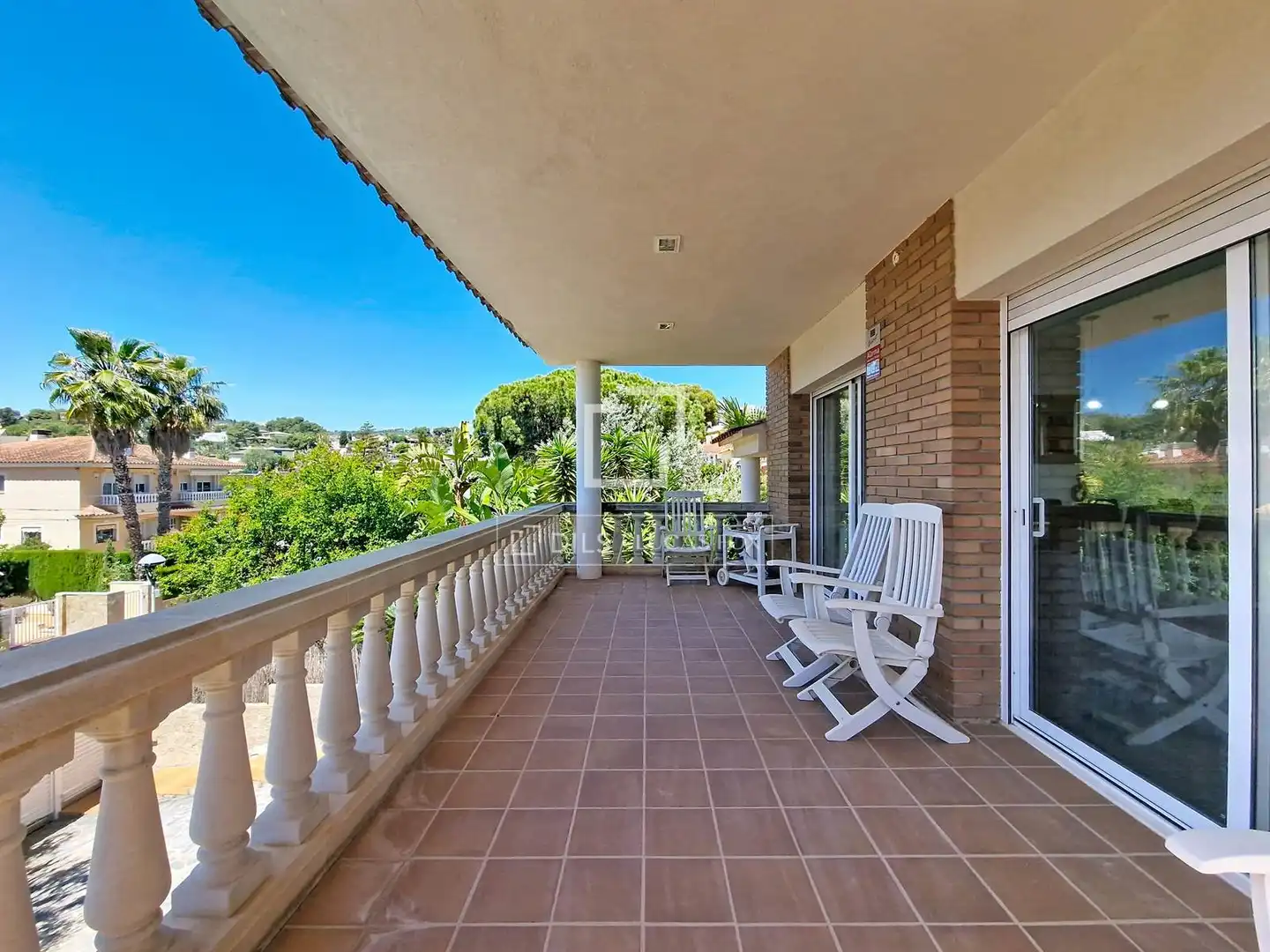 Terraza de Casa o chalet de alquiler en Cunit con Aire acondicionado, Calefacción y Jardín privado