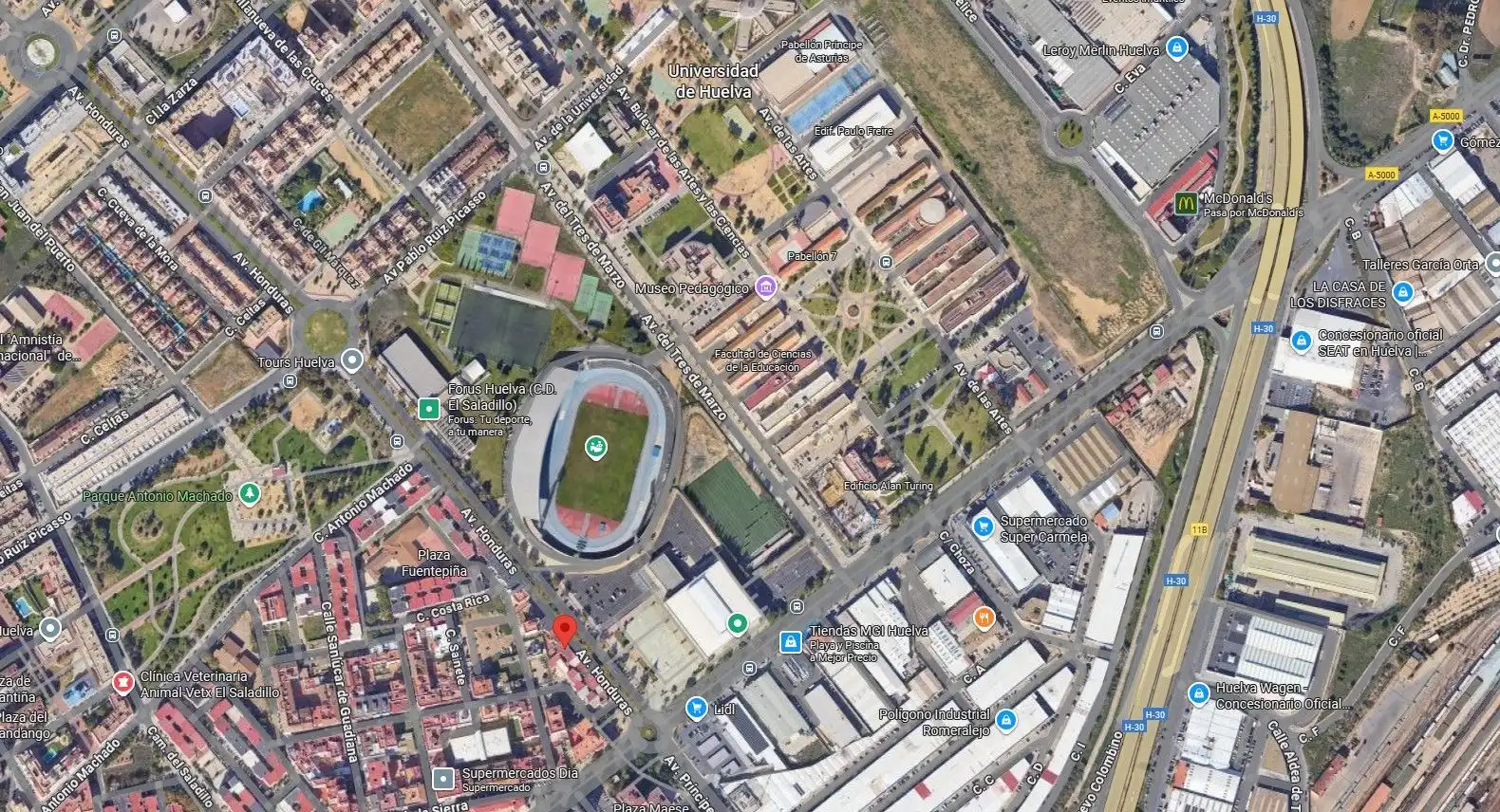 Exterior view of Flat for sale in Huelva
