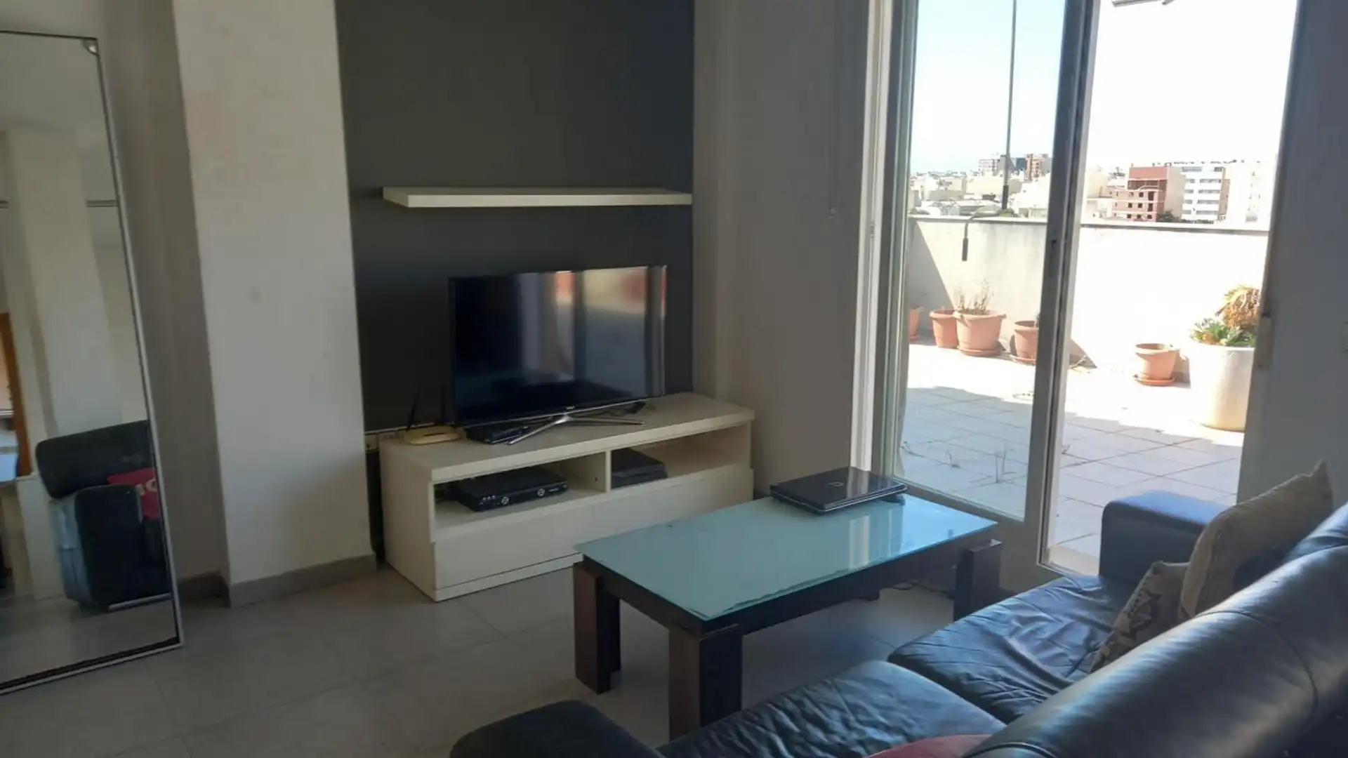 Sala de estar de Piso en venta en Benicarló con Terraza, Trastero y Amueblado