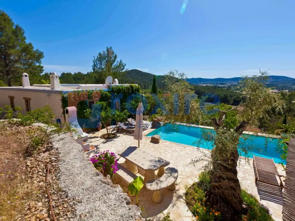 Jardí de Casa o xalet de lloguer en Sant Joan de Labritja amb Aire condicionat, Calefacció i Jardí privat