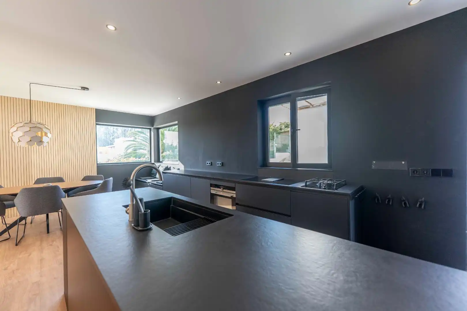 Cocina de Casa o chalet en venta en San Cristóbal de la Laguna con Jardín privado, Parquet y Terraza