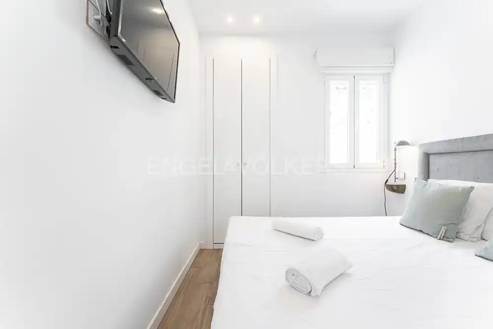 Bedroom of Apartments for rent in Madrid  with Air Conditioner, Heating and Terrace