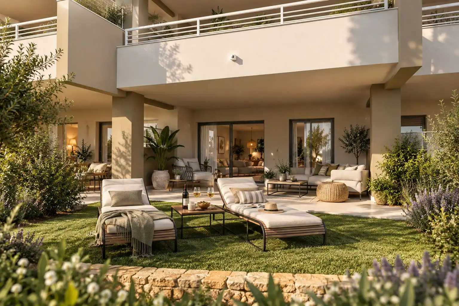 Terraza de Apartamento en venta en Estepona con Aire acondicionado, Internet y Piscina comunitaria