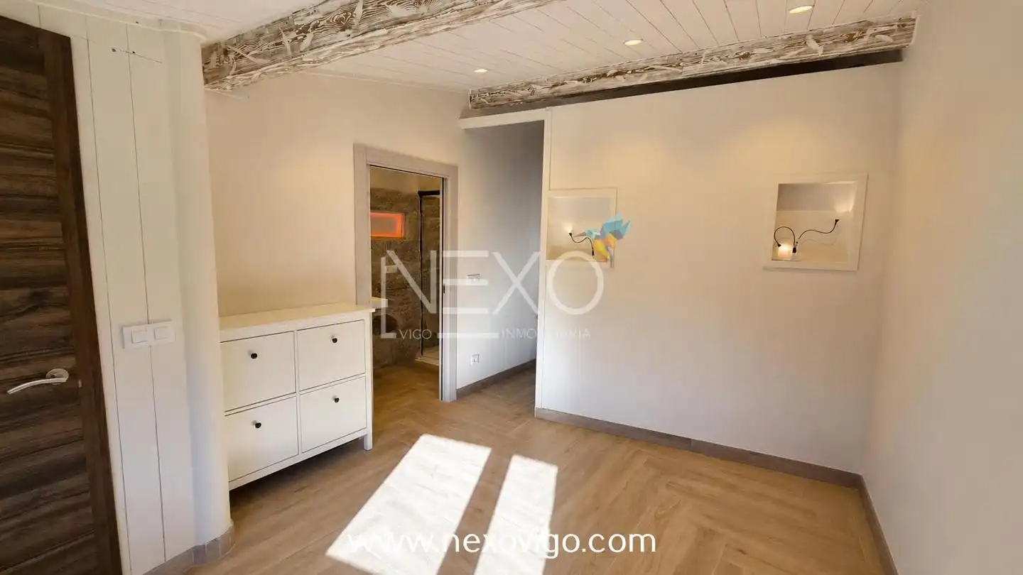 Habitación de Casa o chalet en venta en Moaña con Jardín privado, Terraza y Amueblado