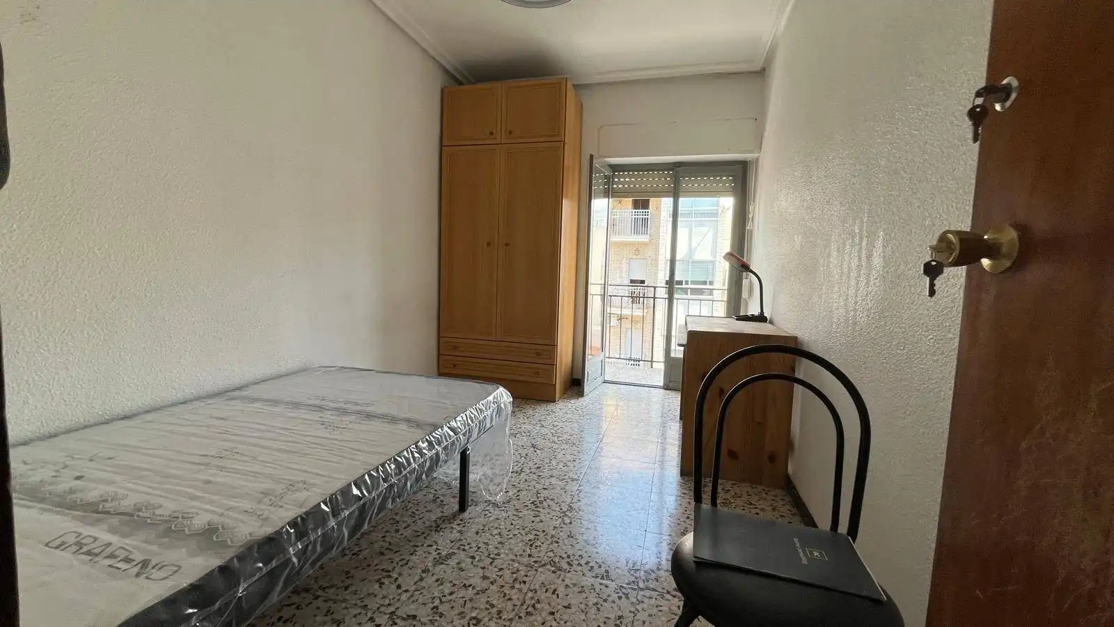 Bedroom of Flat for sale in Elche / Elx  with Air Conditioner, Heating and Balcony