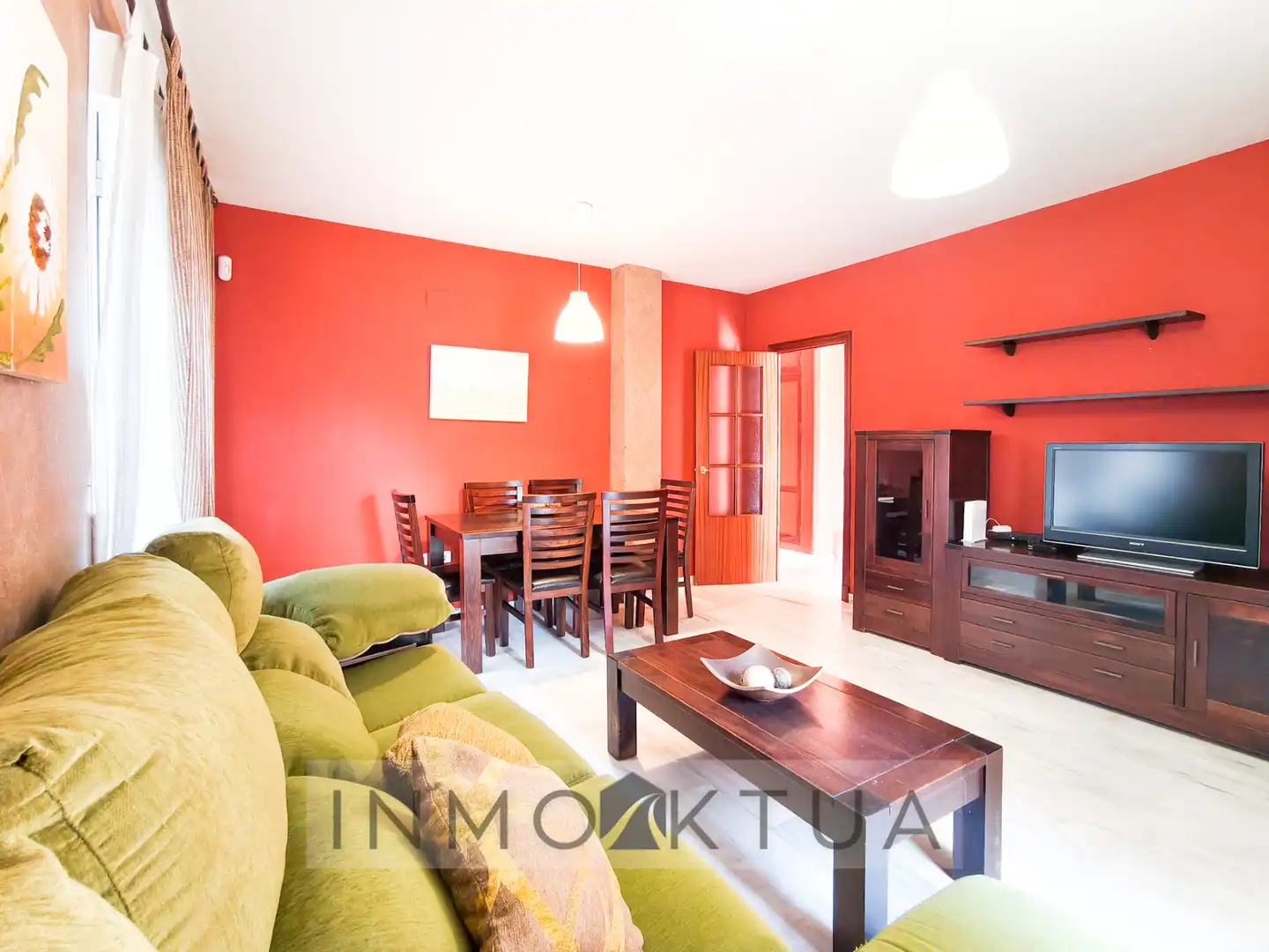 Sala de estar de Casa adosada en venta en Jerez de la Frontera con Aire acondicionado y Terraza