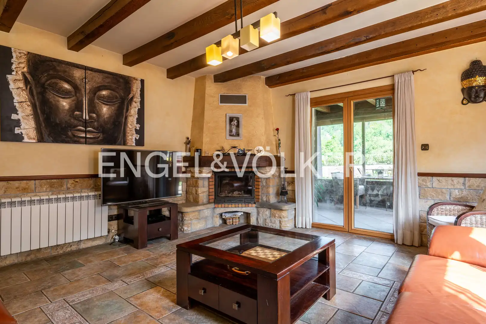 Sala de estar de Casa o chalet en venta en Elduain con Calefacción, Jardín privado y Terraza