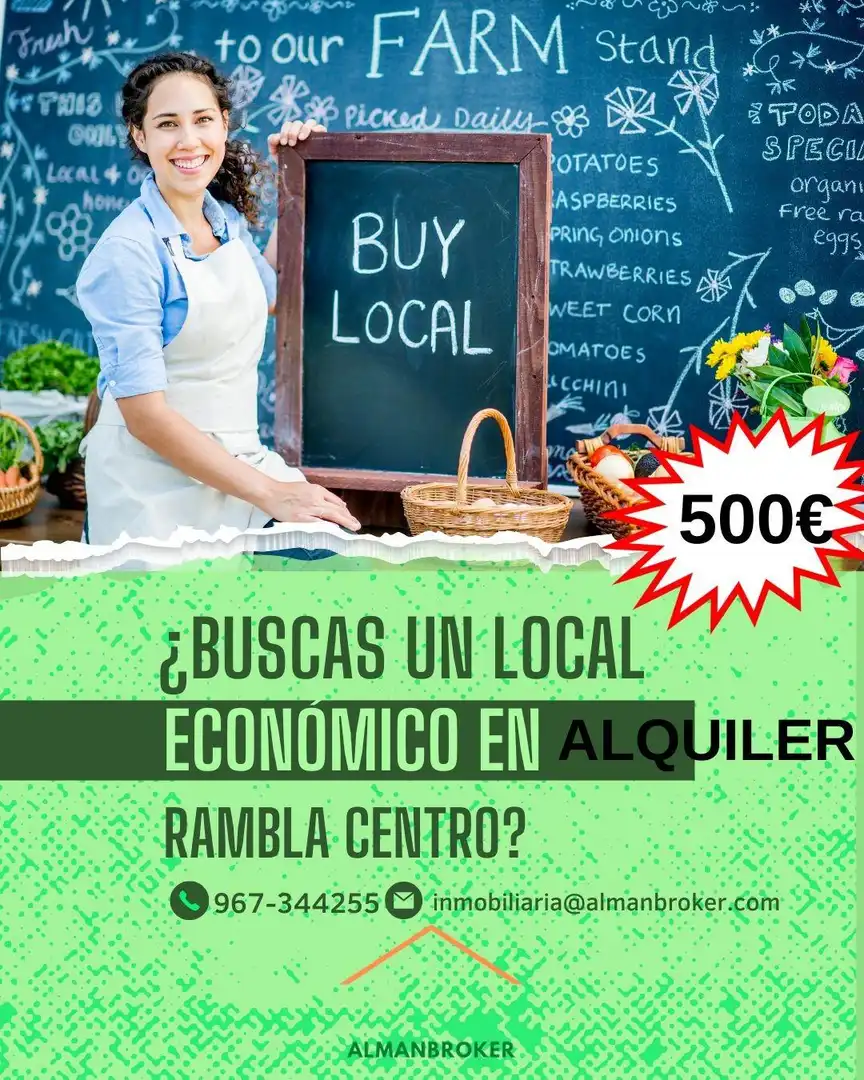 Local commercial à louer à Almansa