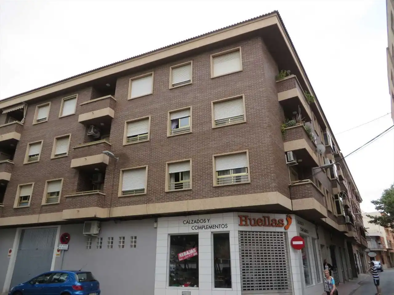 Vista exterior de Piso en venta en Murcia con Terraza