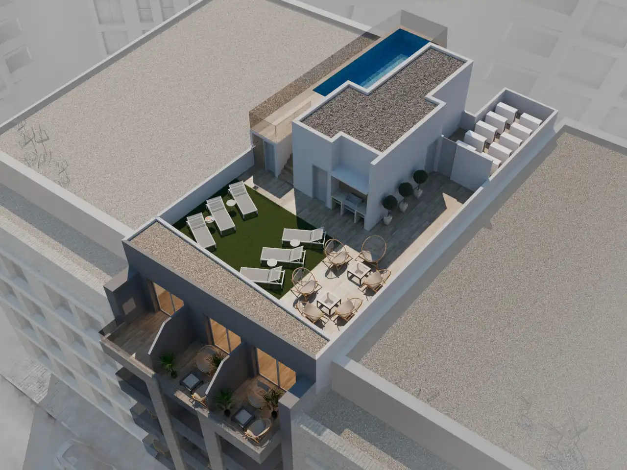 Penthouse mit Pool zum Verkauf in Playa de los Locos, imagen 13