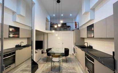 Kitchen of Flat for sale in  Barcelona Capital  with Parquet flooring and Oven