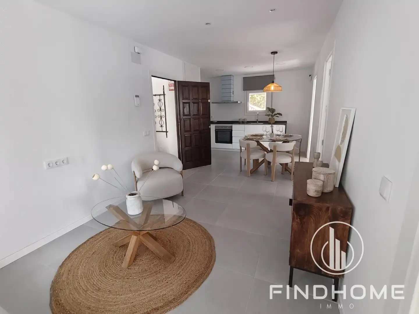 Living room of Flat for sale in Empuriabrava  with Furnished