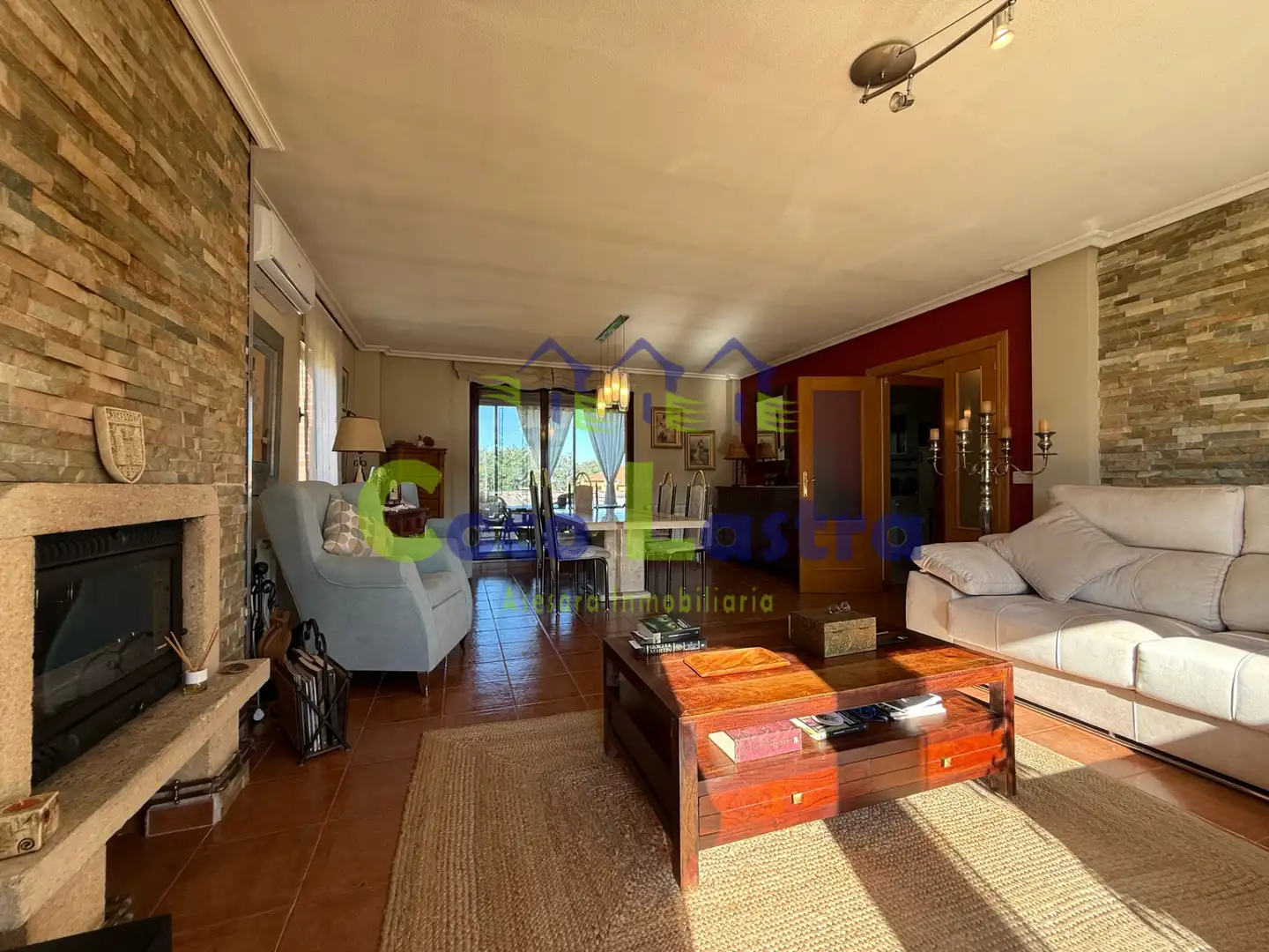 Sala d'estar de Casa o xalet en venda en Carrascal de Barregas amb Aire condicionat, Calefacció i Jardí privat