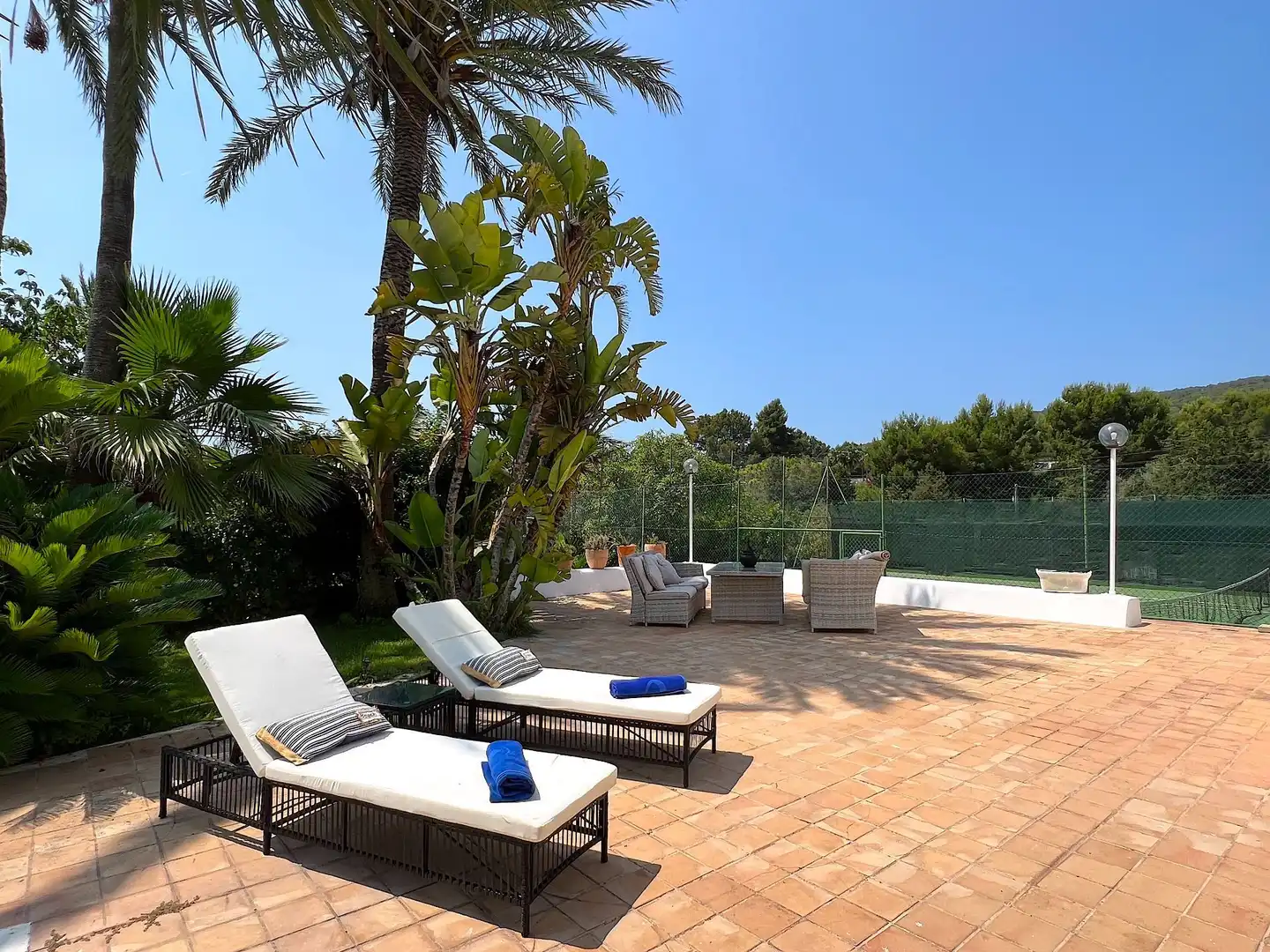Terrace of Houses for sale in Sant Antoni de Portmany  with Air Conditioner, Heating and Private garden