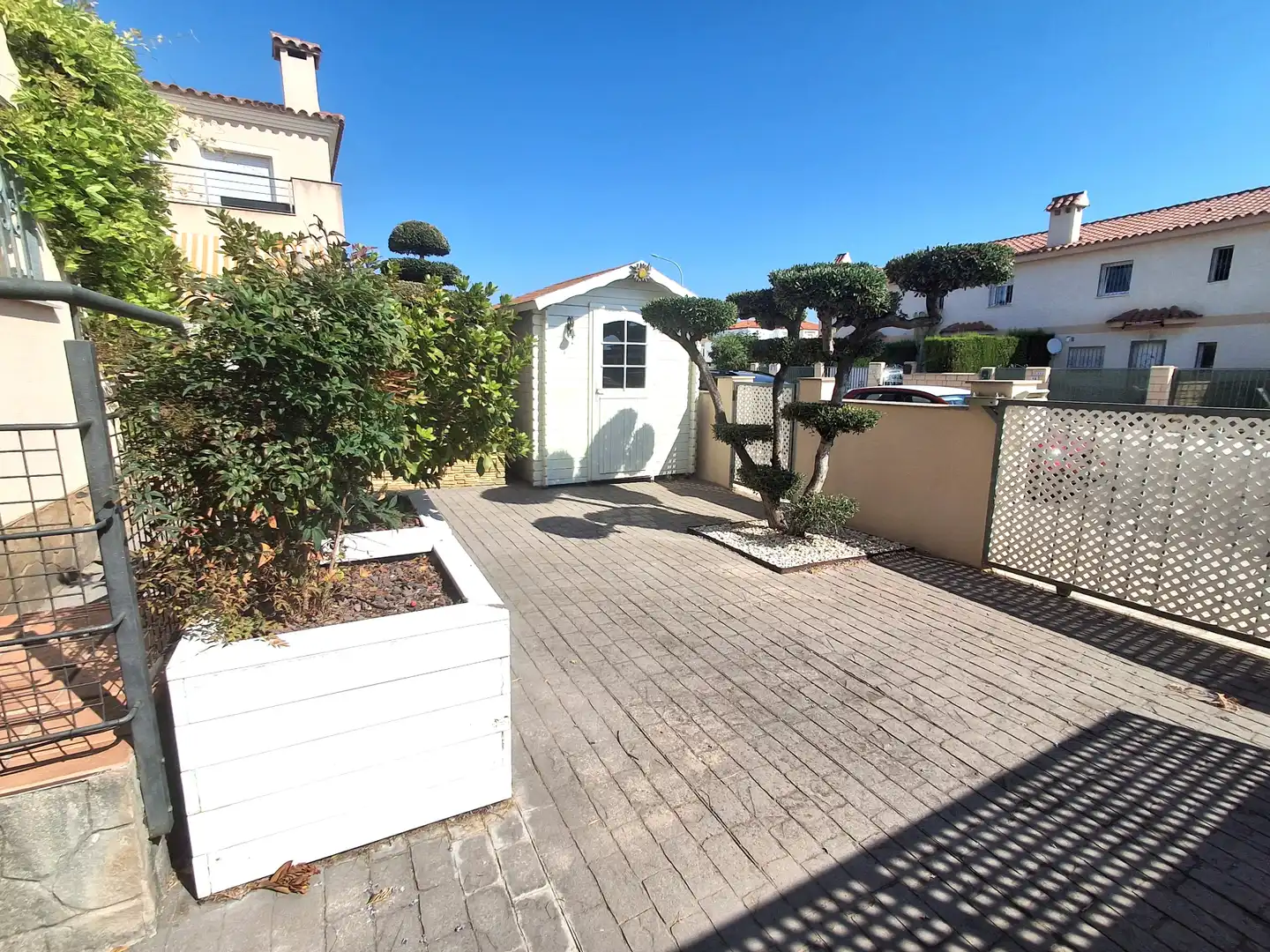 Jardí de Casa adosada en venda en Mont-roig del Camp amb Aire condicionat, Jardí privat i Terrassa