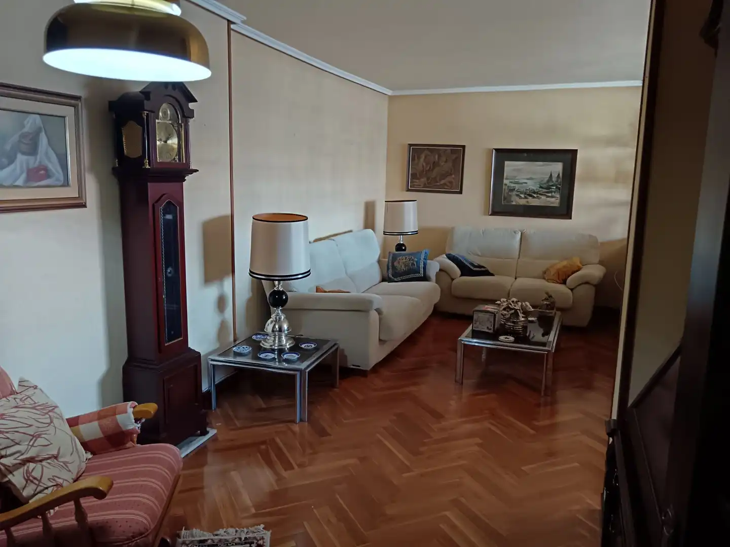 Living room of Flat for sale in A Coruña Capital   with Heating, Terrace and Storage room