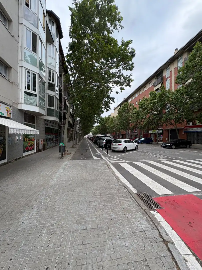 Exterior view of Flat for sale in Terrassa  with Air Conditioner, Heating and Private garden