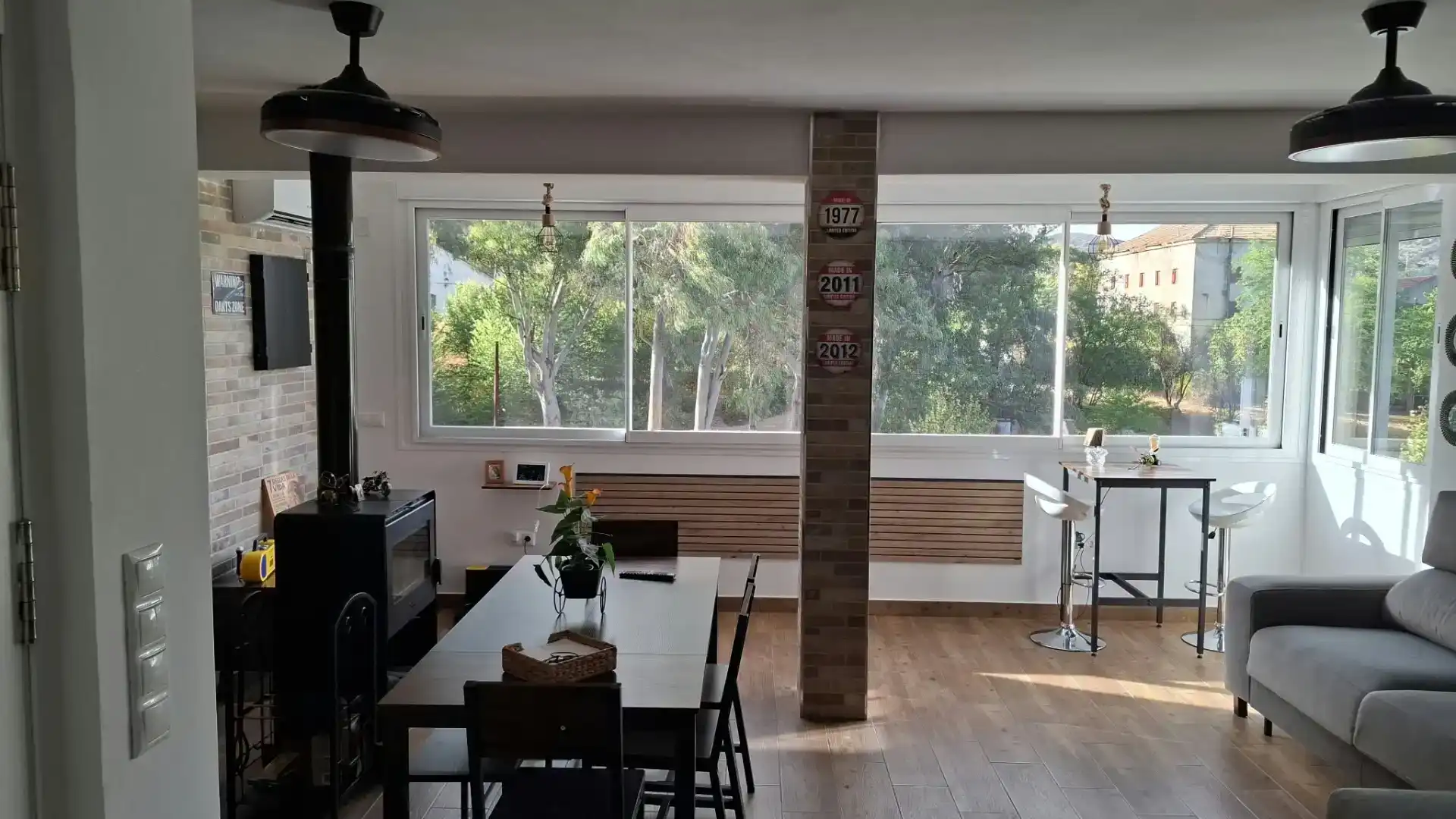 Dining room of Flat for rent in Espiel  with Air Conditioner, Furnished and Balcony