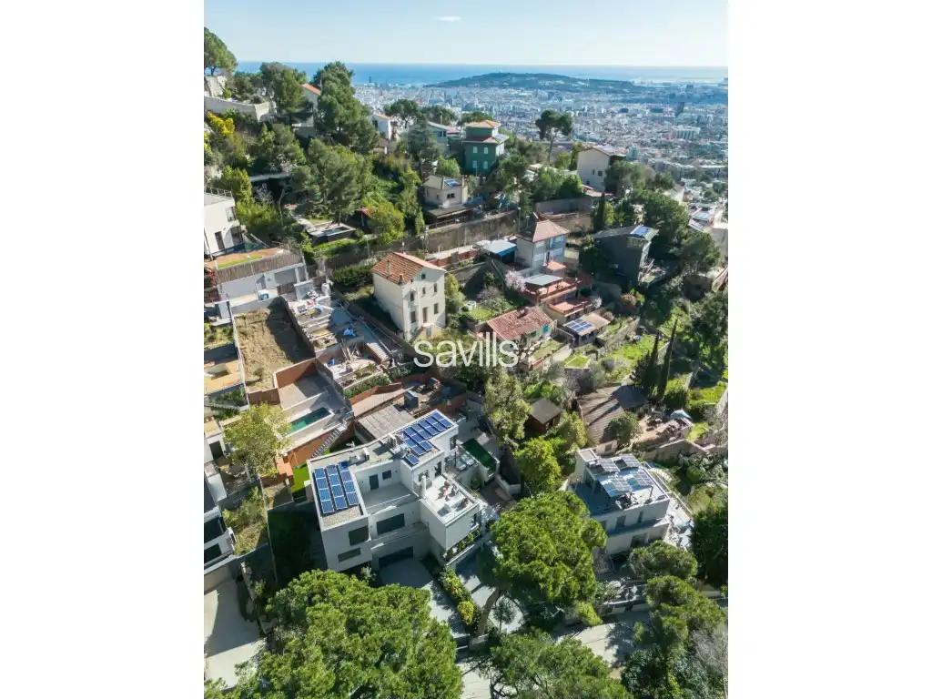 Vista exterior de Casa o chalet de alquiler en Barcelona con Aire acondicionado, Jardín privado y Terraza