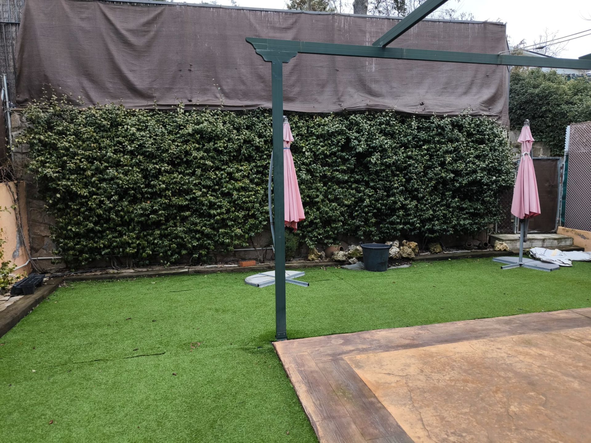 Jardí de Casa adosada en venda en Galapagar amb Calefacció, Jardí privat i Terrassa