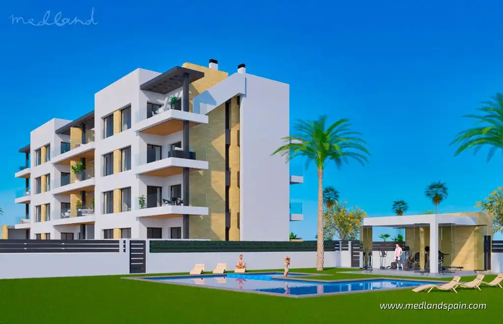 Apartamento con piscina en venta en Nueva Torrevieja - Aguas Nuevas