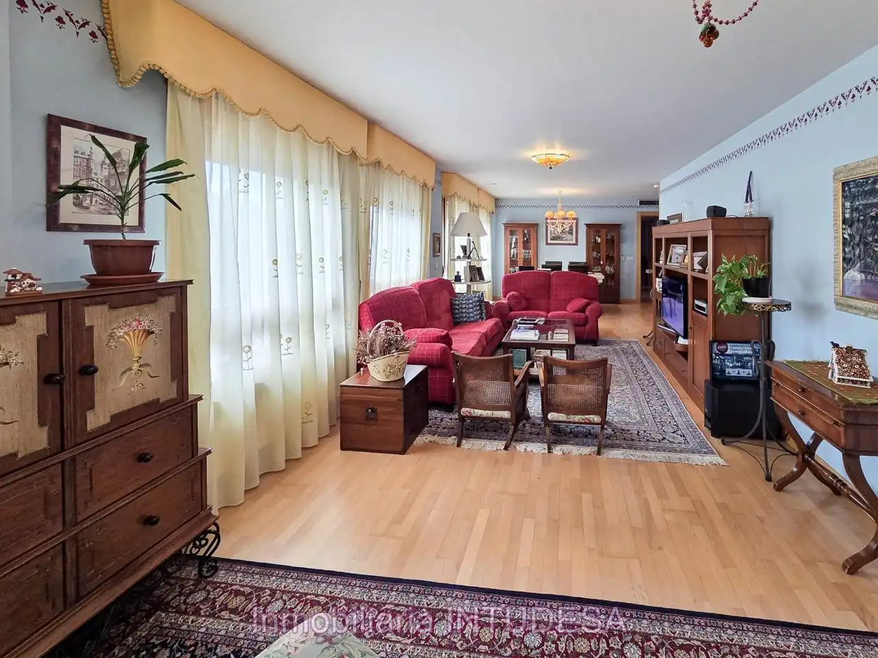 Sala de estar de Piso en venta en Tudela con Aire acondicionado, Calefacción y Parquet