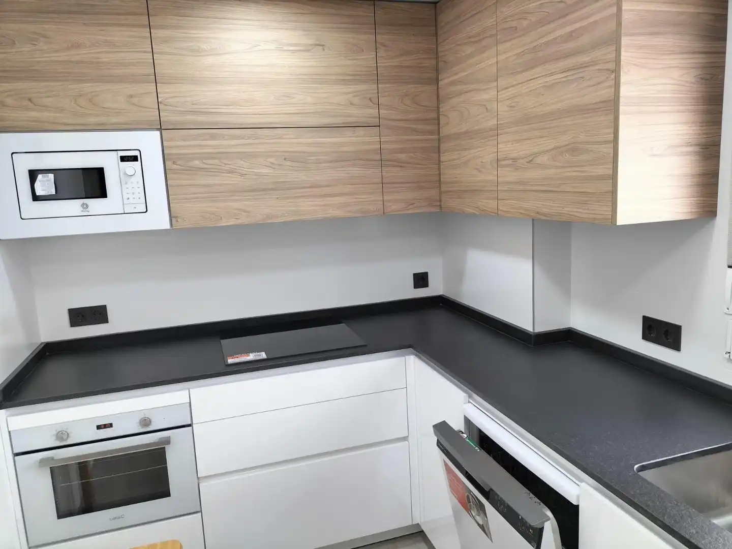 Cocina de Piso de alquiler en Palencia con Calefacción y Parquet