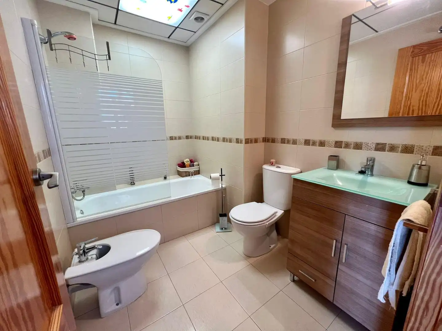 Baño de Ático de alquiler en Elche / Elx con Aire acondicionado, Calefacción y Terraza