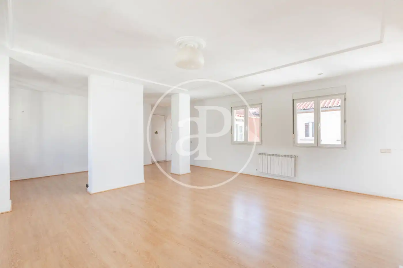 Living room of Flat for rent in Madrid  with Air Conditioner, Heating and Terrace