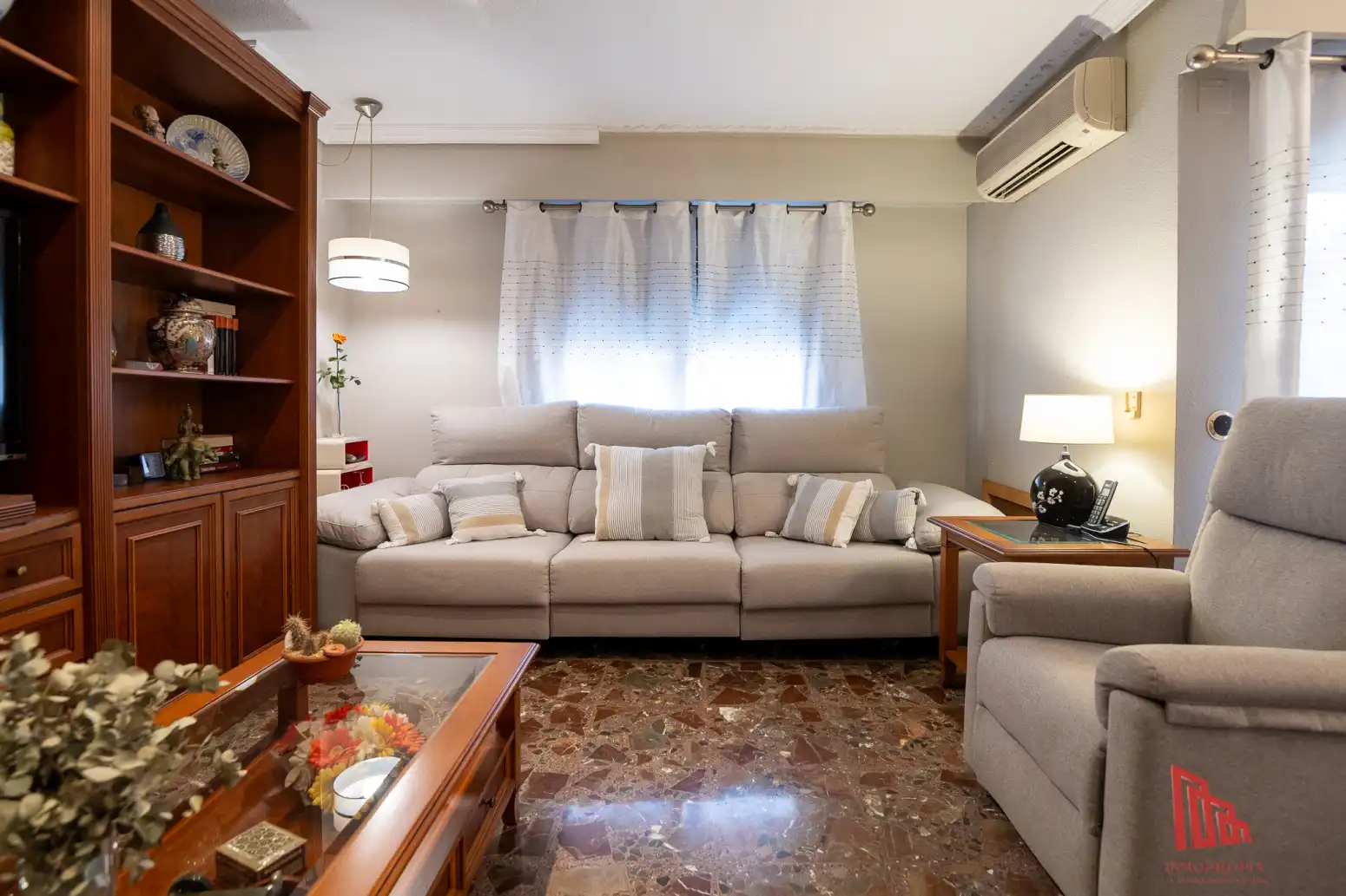 Sala d'estar de Pis en venda en Catarroja amb Aire condicionat, Calefacció i Jardí privat