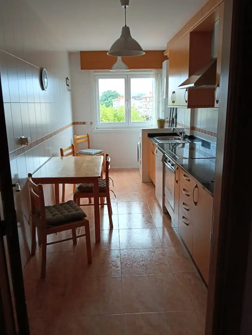 Cuina de Pis de lloguer en Narón amb Calefacció, Parquet i Traster