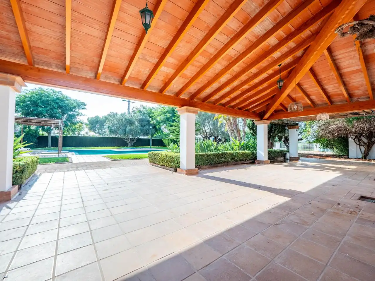 Terraza de Finca rústica en venta en Bétera con Aire acondicionado, Calefacción y Jardín privado