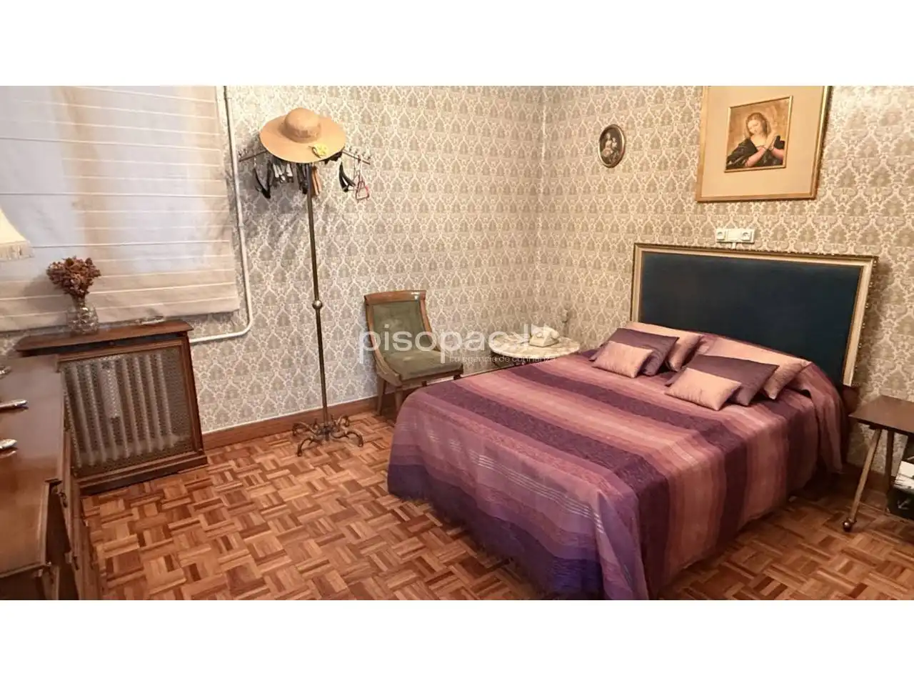 Bedroom of Flat for sale in  Pamplona / Iruña  with Heating, Parquet flooring and Storage room