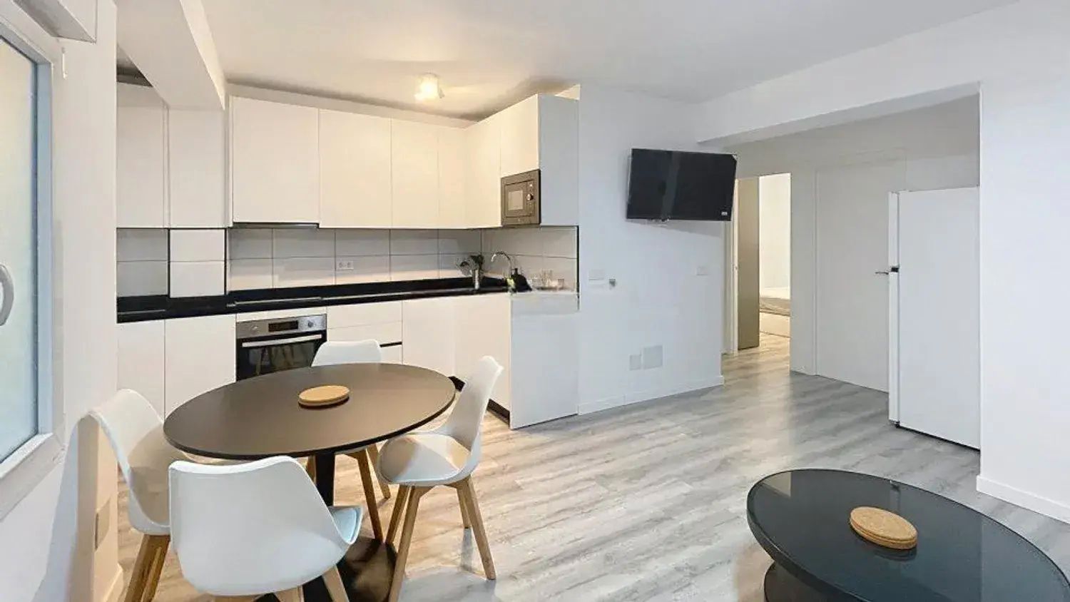 Kitchen of Flat for rent in Málaga Capital  with Air Conditioner and Furnished