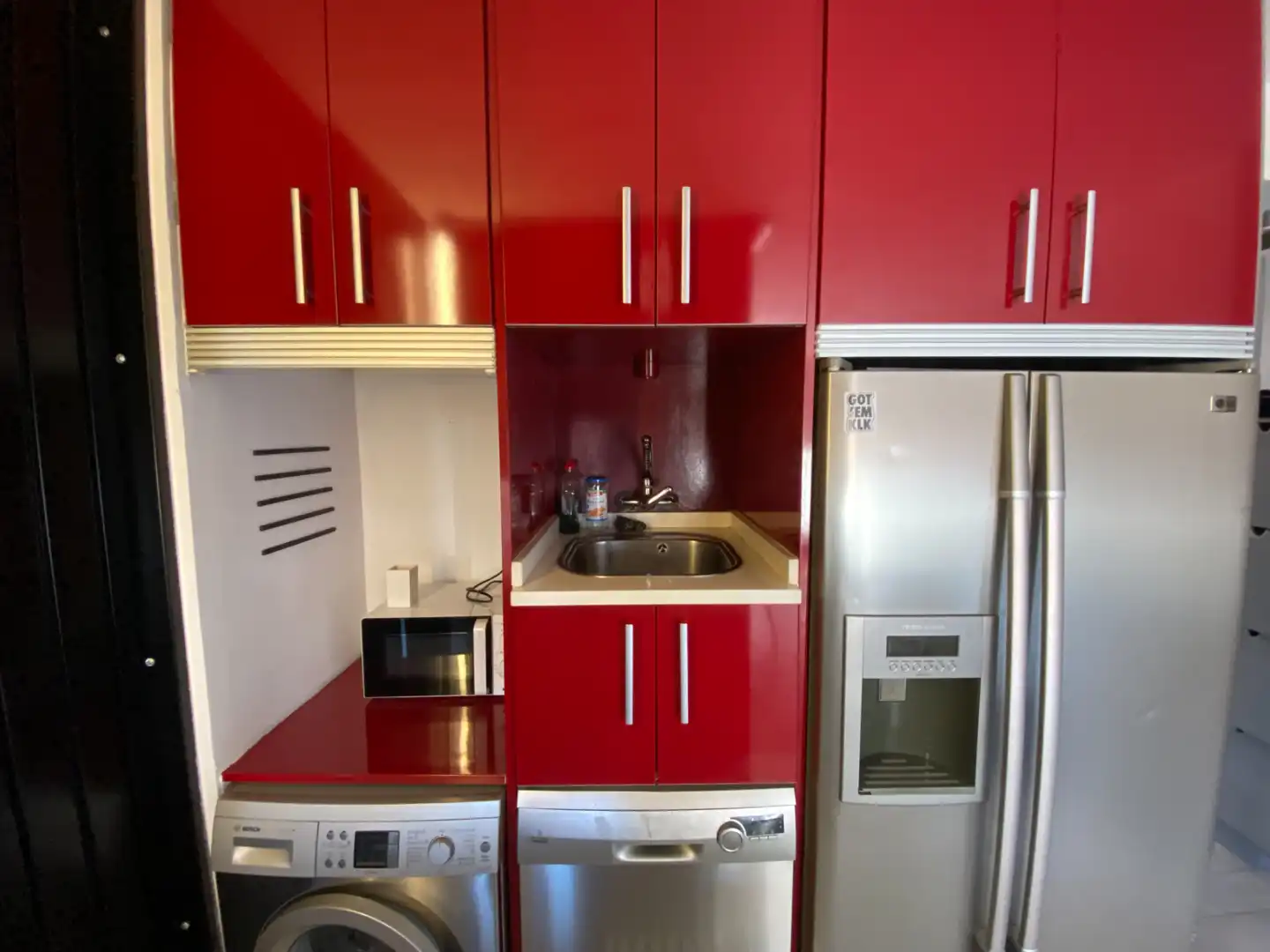 Kitchen of Flat for rent in Madrid  with Air Conditioner, Heating and Terrace