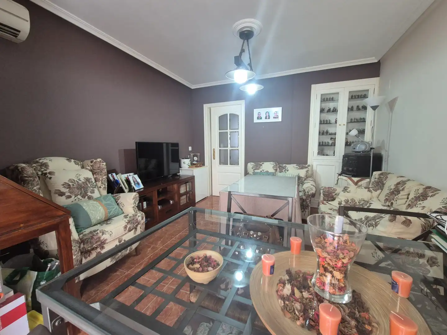 Sala de estar de Piso en venta en Badajoz con Aire acondicionado, Jardín privado y Horno