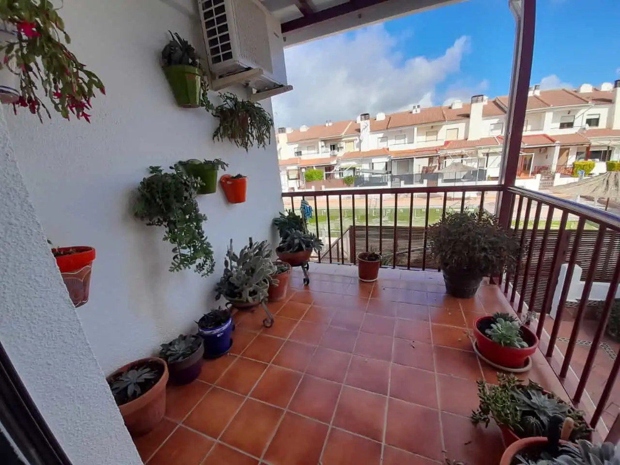 Balcony of Detached homes for sale in Almodóvar del Campo  with Air Conditioner, Heating and Terrace