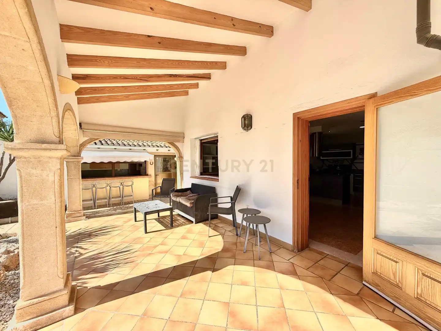 Terrassa de Casa o xalet en venda en Calpe / Calp amb Aire condicionat, Jardí privat i Traster