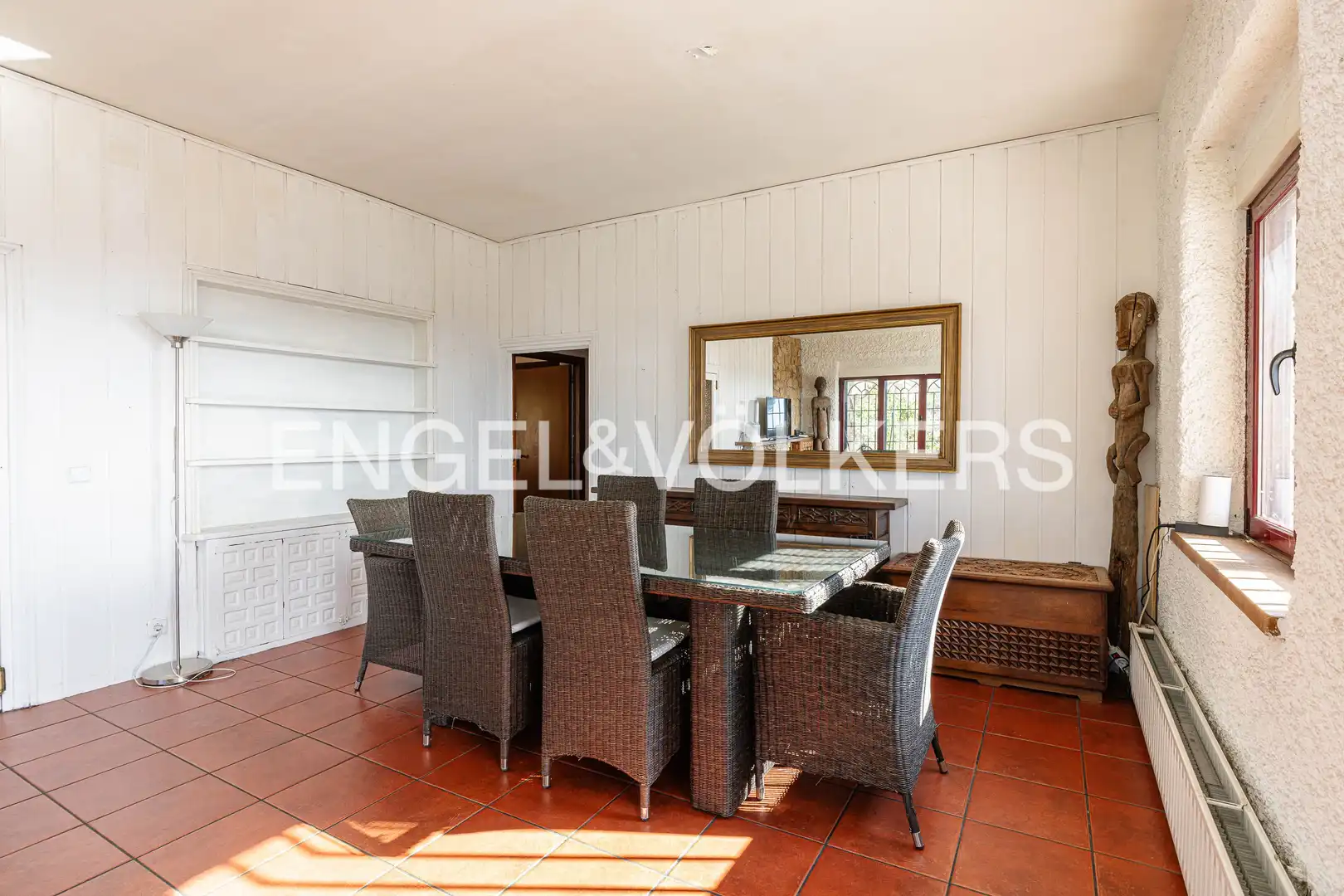 Dining room of Houses for sale in Hoyo de Manzanares  with Air Conditioner, Heating and Private garden
