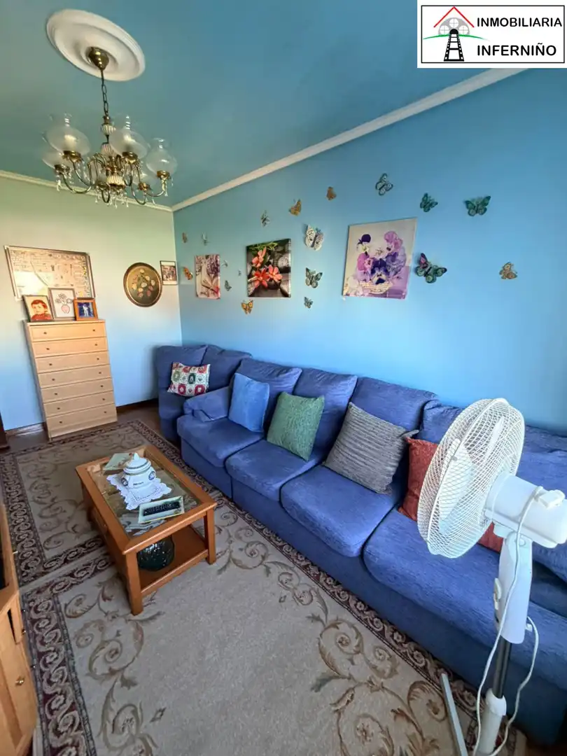 Living room of Flat for sale in A Malata - Catabois - Ciudad Jardín