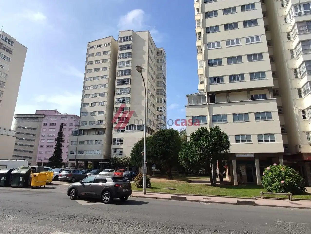 Vista exterior de Pis de lloguer en Ferrol amb Calefacció i Moblat