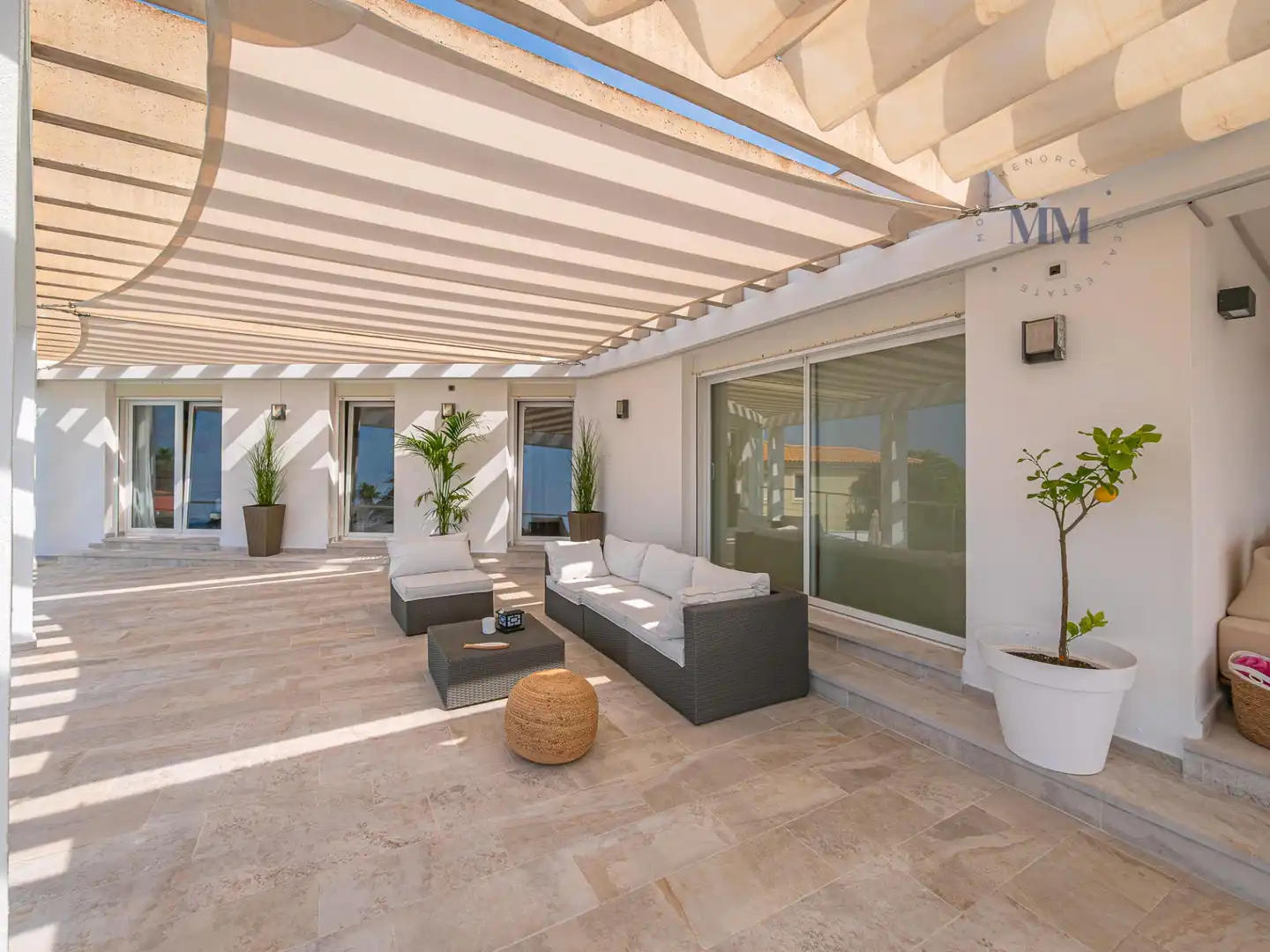Terrassa de Casa o xalet en venda en Sant Lluís amb Aire condicionat, Jardí privat i Terrassa