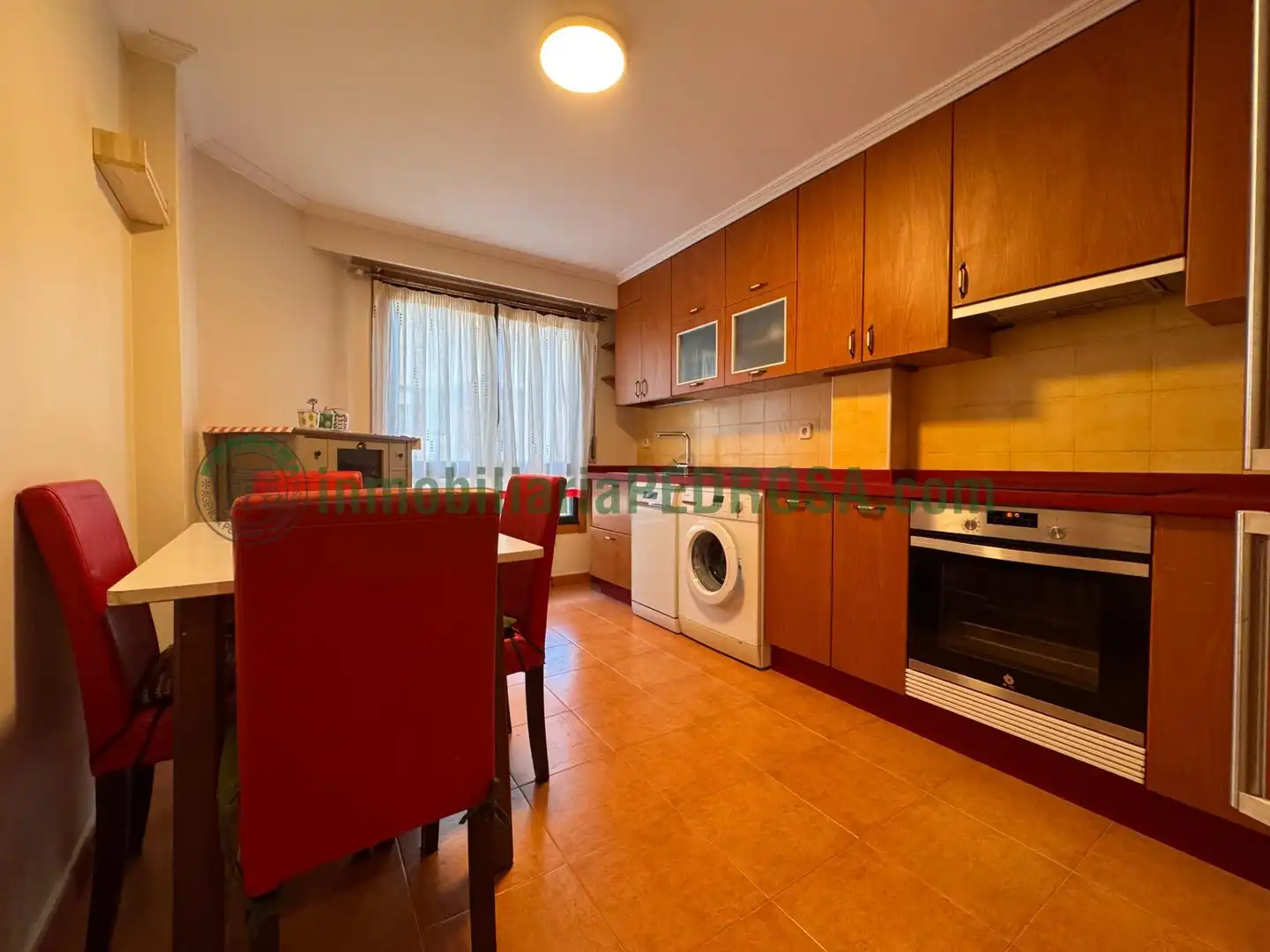 Kitchen of Flat for sale in Pontevedra Capital   with Heating, Terrace and Storage room