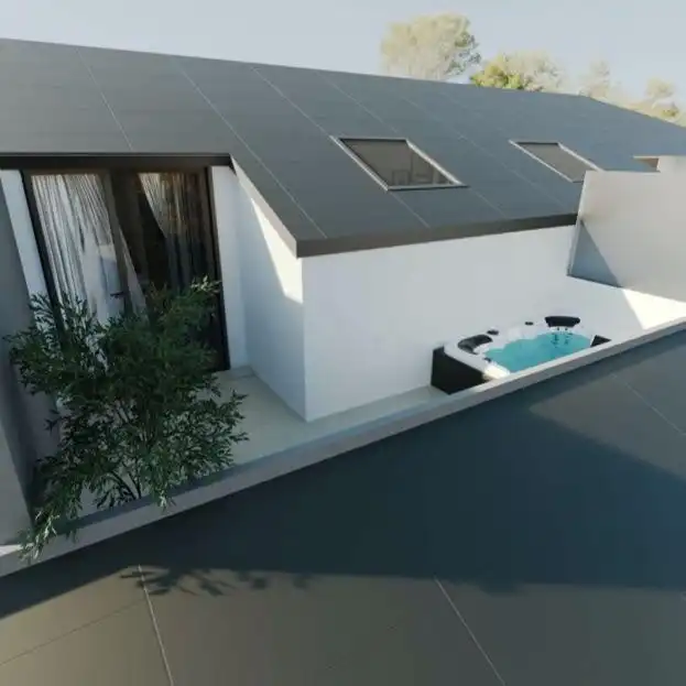 Terrasse von Erdgeschoss zum Verkauf in Fuengirola mit Klimaanlage, Privatgarten und Abstellraum