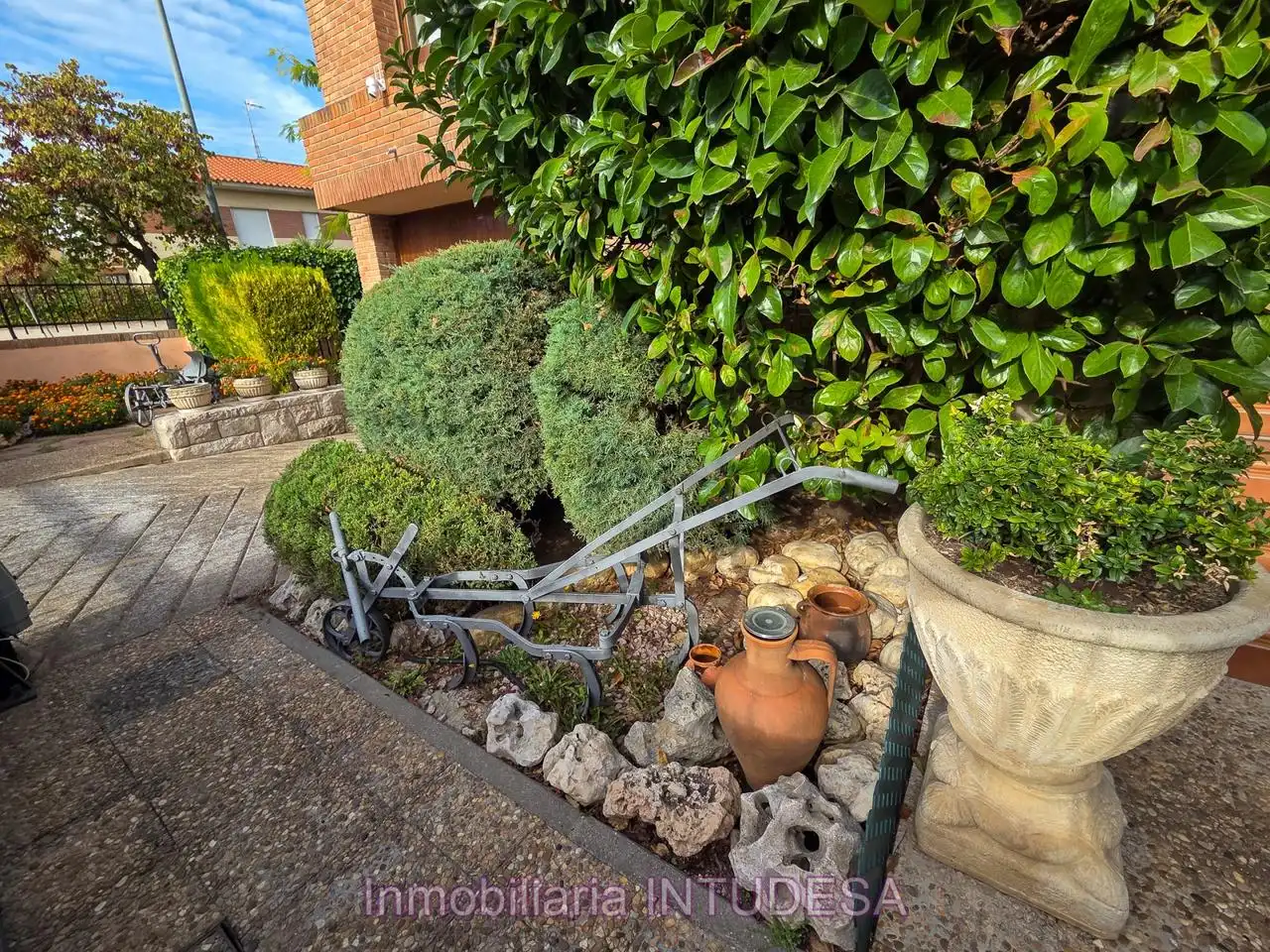 Jardín de Casa o chalet en venta en Fontellas con Aire acondicionado, Calefacción y Jardín privado